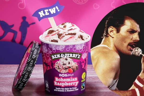 Ben & Jerry's has launched a new flavour which will honour rock music legend Freddie Mercury (Photo: Hope & Glory/Getty)