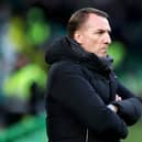 Brendan Rodgers, Manager of Celtic, looks on prior to the William Hill Premiership match between Celtic FC and St. Mirren FC at Celtic Park on January 05, 2025 in Glasgow, Scotland