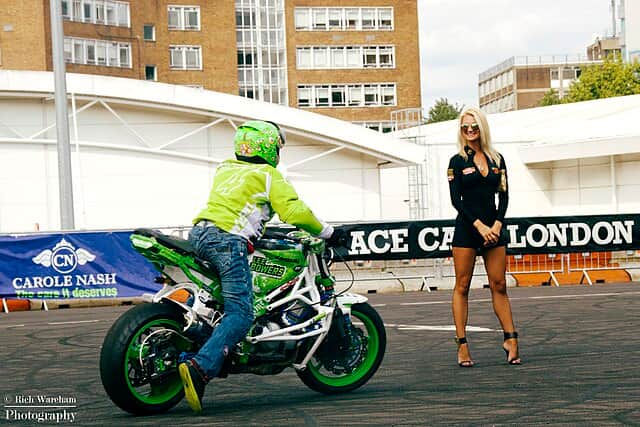 Ace Cafe London's Bike Stunt Show at Wembley Stadium, 27th July 2014