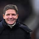 Oliver Glasner, Manager of Crystal Palace, smiles prior to the Premier League match between Crystal Palace FC and Chelsea FC at Selhurst Park on January 04, 2025 in London, England. 