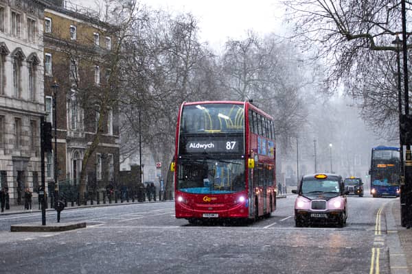 The Met Office has issued a weather warning for snow in London tomorrow Wednesday (January 8).
