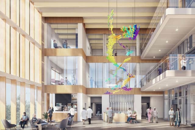An artist's impression of the planned new renal unit at St George's Hospital in Tooting