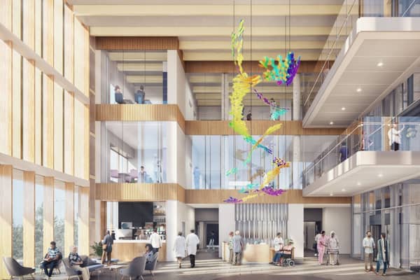 An artist's impression of the planned new renal unit at St George's Hospital in Tooting