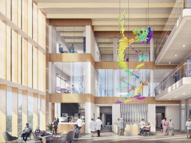 An artist's impression of the planned new renal unit at St George's Hospital in Tooting