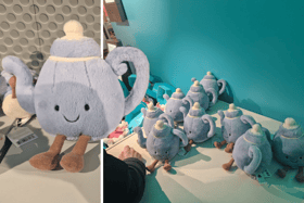 The Harrods exclusive afternoon tea range including Seb Teacup, Vicky Teapot and Cheryl Cherry Cake have already been marked up by resellers online.