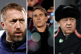 Graham Potter, Julen Lopetegui and David Sullivan