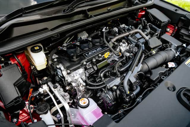 The self-charging hybrid setup offers great fuel economy
