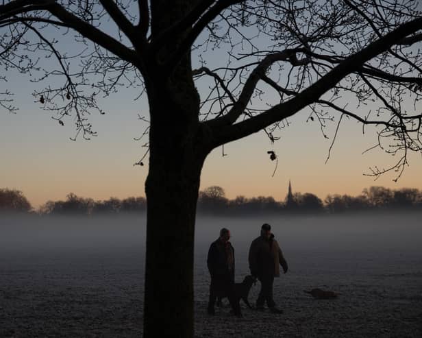 Londoners can expect some bitterly cold temperatures in the capital this weekend