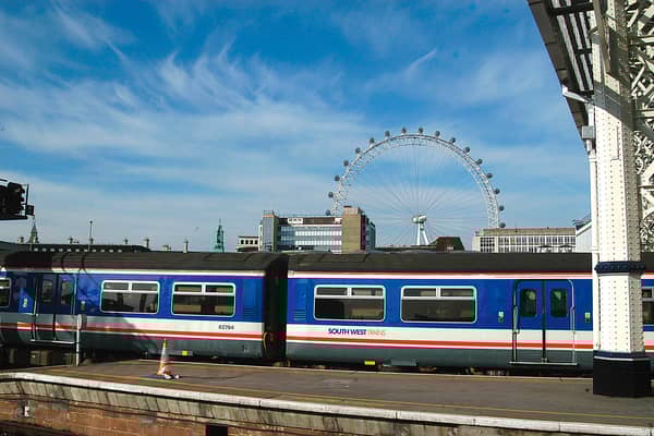 London Waterloo station was evacuated this morning after a fire inside the station. 