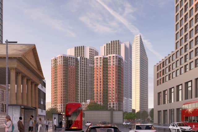 Planned student flats and affordable homes development by Elephant and Castle in South London