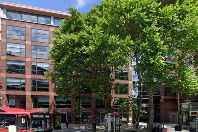 Skipton House (left) with Elephant and Castle station on the right