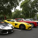 Luxury cars spotted in London