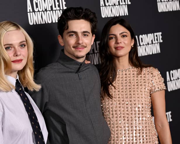 Bob Dylan biopic A Complete Unknown, starring Elle Fanning, Timothee Chalamet and Monica Barbaro will premiere in London tonight 