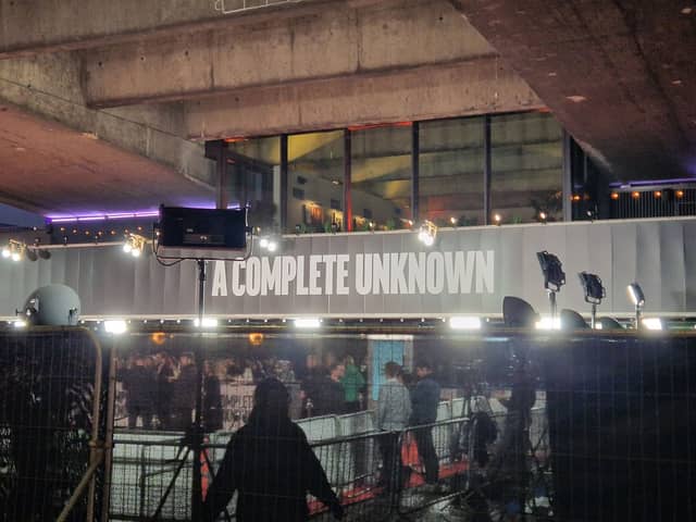 A Complete Unknown red carpet in London tonight 