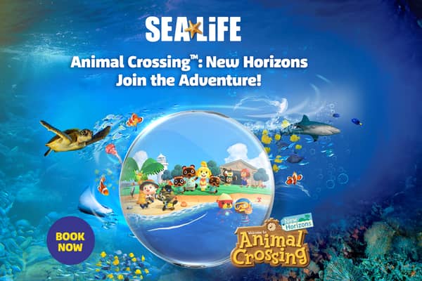 Animal Crossing New Horizons will take over Sea Life London this summer