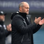 Alex Neil, Manager of Millwall reacts during the Sky Bet Championship match between Millwall FC and Oxford United FC at The Den on January 01, 2025 in London, England.