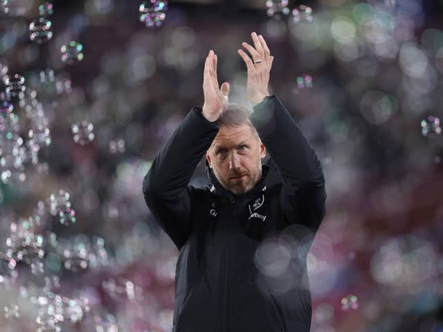 West Ham boss Graham Potter.