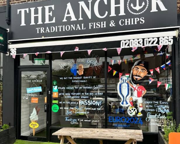 The Anchor has been named the best chippy takeaway in London