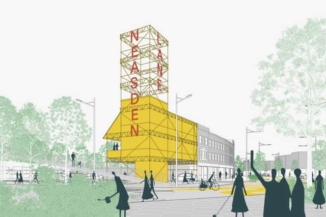 The demountable structure is designed to be a multi-functioned beacon to ‘celebrate community and culture’