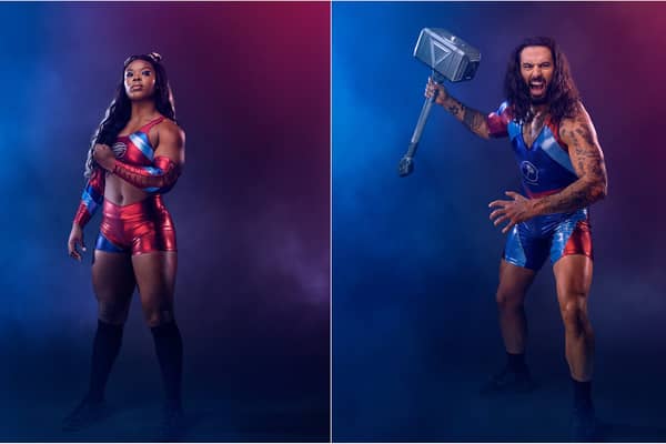 Cyclone and Hammer have joined the cast of Gladiators 