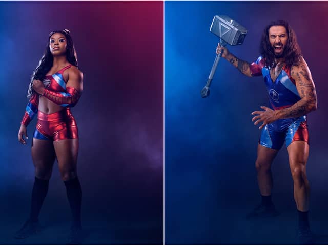 Cyclone and Hammer have joined the cast of Gladiators 