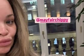 Trisha Paytas enjoyed 'the best fish and chips' in London 