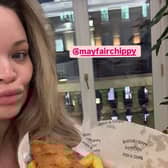 Trisha Paytas enjoyed 'the best fish and chips' in London 