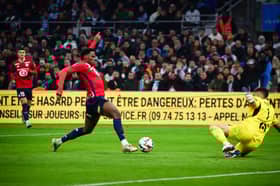 Lille striker Jonathan David. Newcastle United are reportedly interested in signing the striker.