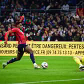 Lille striker Jonathan David. Newcastle United are reportedly interested in signing the striker.