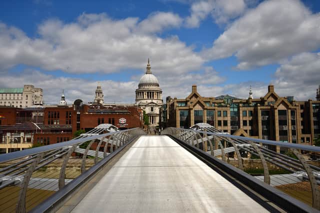 It lists three key elements; resurfacing the aluminium desk to improve slip resistance, repainting the steelwork, and re-tensioning the suspension cables