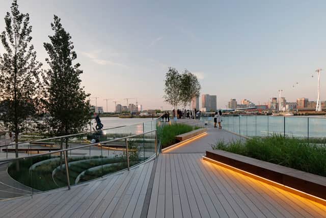 Take a romantic stroll along the Tide