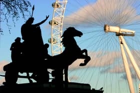 London's most iconic and famous statues including Boudicca. 