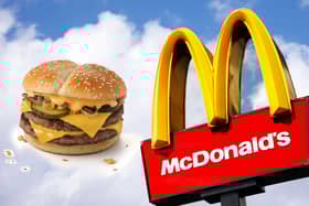 Philly Cheese Stack returns in February food menu which includes Valentine’s Day inspired pie (Photo: Adobe Stock/McDonald's)