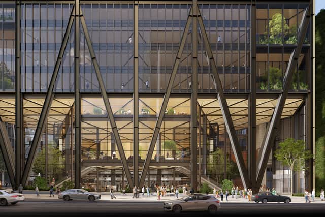 Primarily delivering office space, the redevelopment would also include a series of public realm improvements, new pedestrian routes, a ground-floor market hall and a standalone six-storey cultural building