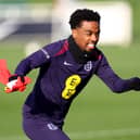 Angel Gomes in England training