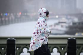 The Met Office has issued a yellow wind warning for the capital 