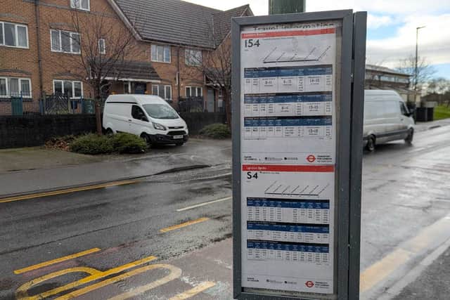 Roundshaw residents have only two bus services that run through their estate, the 154 and S4