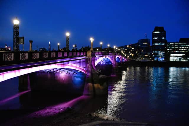 Lambeth Bridge is undergoing a set of upgrades to improve cyclists' safety