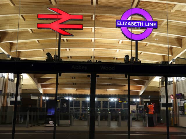 A general view of Abbeywood Train station where the Elizabeth line starts