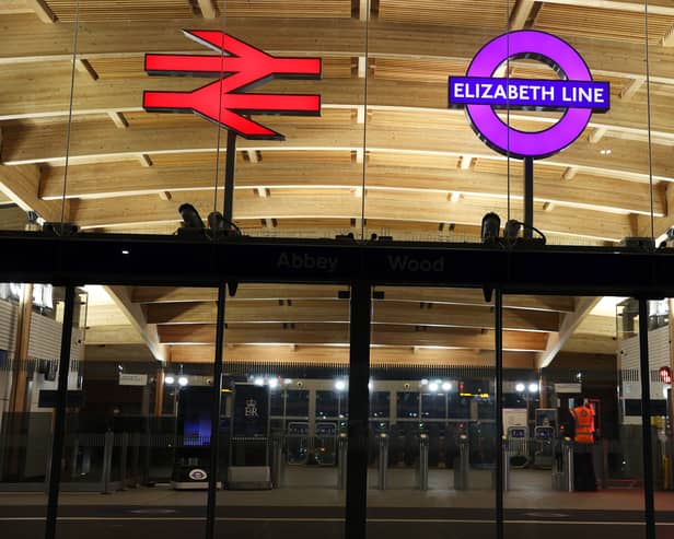A general view of Abbeywood Train station where the Elizabeth line starts