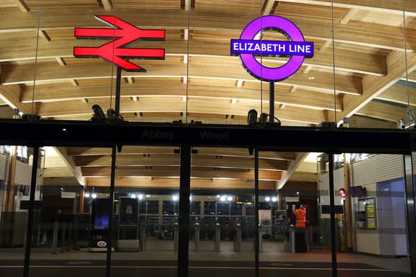 A general view of Abbeywood Train station where the Elizabeth line starts