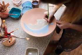 Pottery painting is the perfect way to celebrate Galentine’s Day 