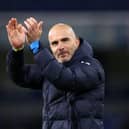 Chelsea manager Enzo Maresca salutes fans of the Blues