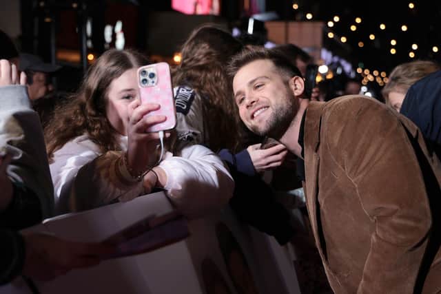Leo Woodall attends Bridget Jones premiere in London