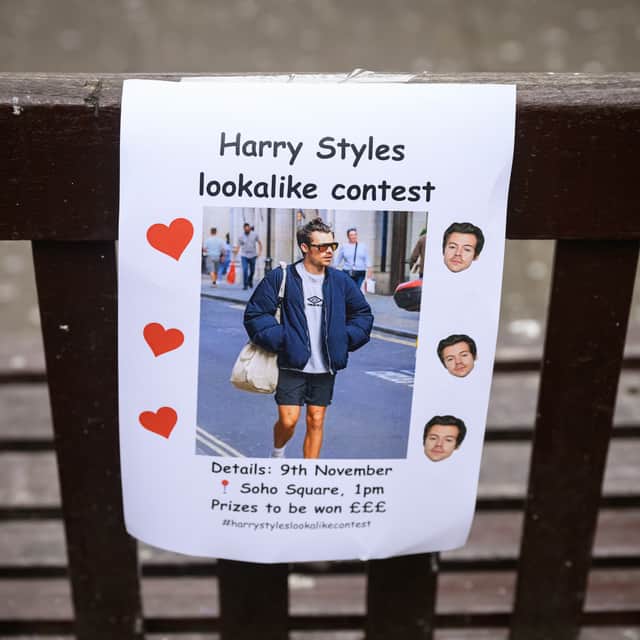 A Harry Styles lookalike contest took place in London last year