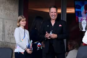 Former England goalkeeper David Seaman looks on prior to the UEFA EURO 2024 final match between Spain and England at Olympiastadion on July 14, 2024 in Berlin, Germany.