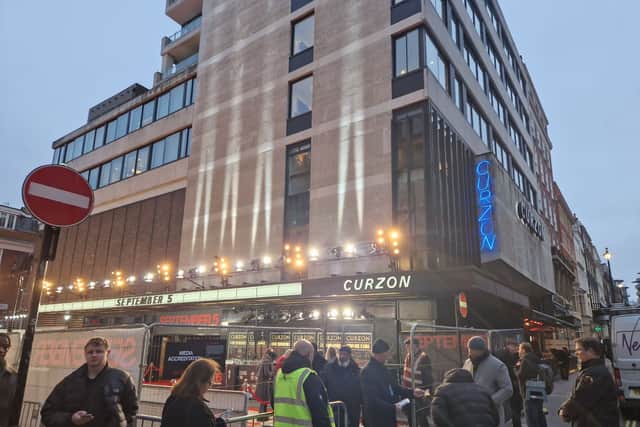 Photos from outside the Curzon in Mayfair ahead of tonight's premiere