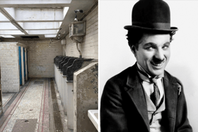The interior of the underground Victorian toilets were rumoured to have been used by Charlie Chaplin