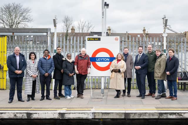 Leyton station plans