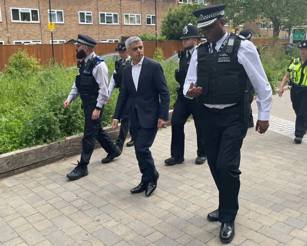 Sadiq Khan says London having a lot of shops is one of the reasons behind a surge in shoplifting
